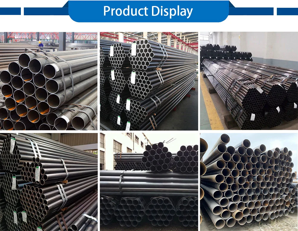 API 5L Psl1/2/ASTM A53/A106 Gr. B/JIS DIN/A179/A192/A333 X42/X52/X56/X60/65 X70 Stainless/Black/Galvanized/Round Seamless/Welded Carbon Steel Pipe